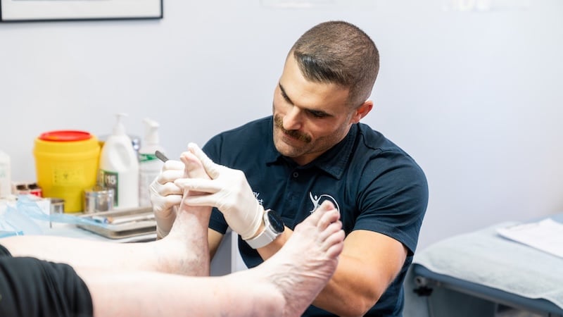 Podiatrist in action - Greater Western Health