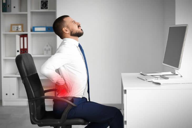 Desk work back pain - Chiropractic Care